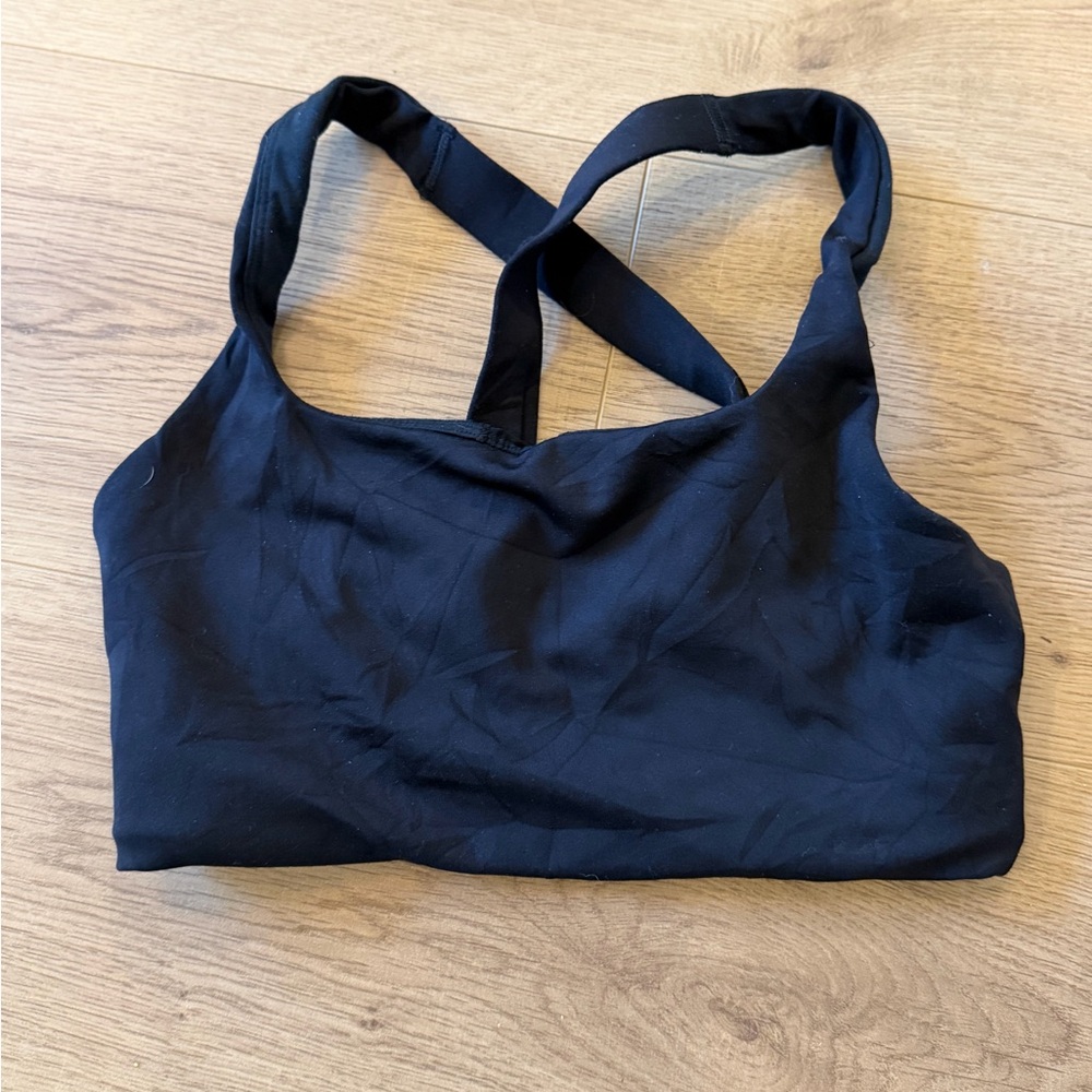 NOBULL Black Cross-Back Sports Bralette
